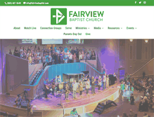 Tablet Screenshot of fairviewbaptist.com